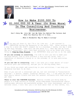 How to Make $100,000 To $1,000,000.00 A Year (Or Even More) Businesses,