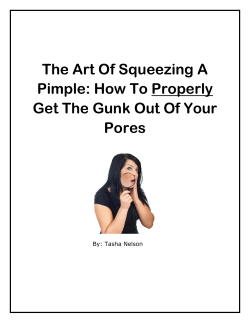 The Art Of Squeezing A Pimple: How To Properly Pores