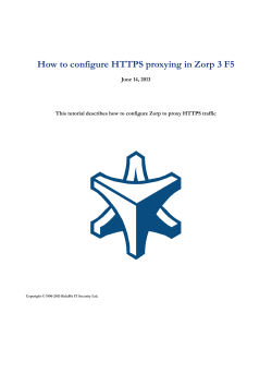 How to configure HTTPS proxying in Zorp 3 F5