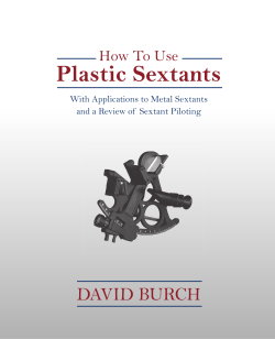 Plastic Sextants DAVID BURCH How To Use