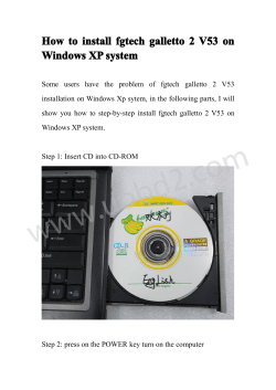 How to install fgtech galletto 2 V53 on Windows XP system