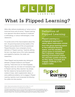 What Is Flipped Learning? Definition of