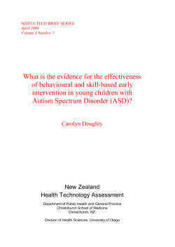What is the evidence for the effectiveness