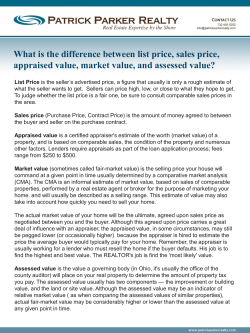 What is the difference between list price, sales price,