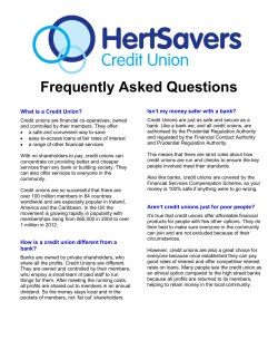 Frequently Asked Questions  Isn’t my money safer with a bank?