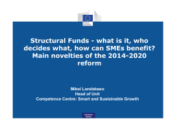 Structural Funds - what is it, who reform