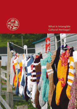 What Is Intangible Cultural Heritage?