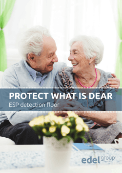 PROTECT WHAT IS DEAR ESP detection ﬂ oor