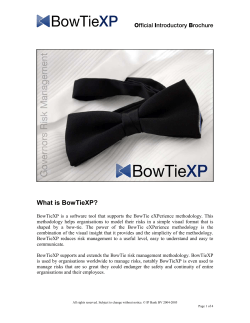 What is BowTieXP? Official Introductory Brochure