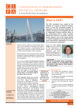 What is CIFA?