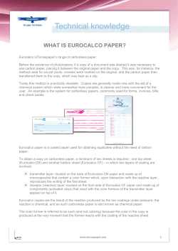 WHAT IS EUROCALCO PAPER?