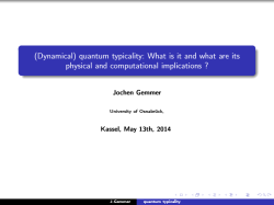 (Dynamical) quantum typicality: What is it and what are its