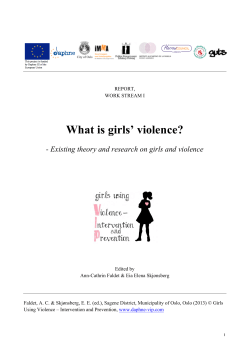 What is girls’ violence?