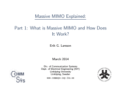 Massive MIMO Explained: It Work? MM