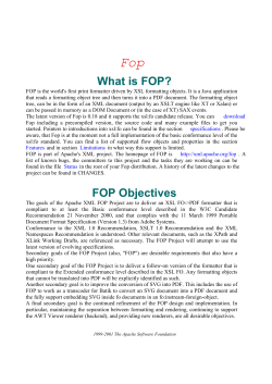 Fop What is FOP?