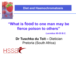 food “What is to one man may be fierce poison to others”