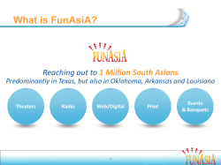 What is FunAsiA? Reaching out to 1 Million South Asians