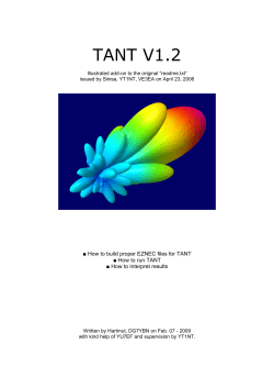 TANT V1.2 ■ How to build proper EZNEC files for TANT