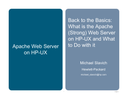 Back to the Basics: What is the Apache (Strong) Web Server