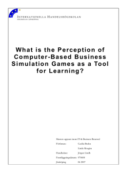 W h a t   i s  ... C o m p u t e r - B... S i m u l a t i o n ...