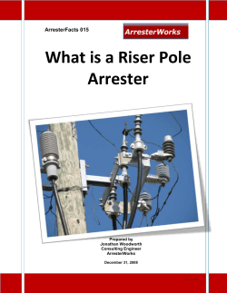 What is a Riser Pole Arrester  ArresterFacts 015