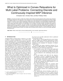 What Is Optimized in Convex Relaxations for Continuously-Inspired MAP Inference