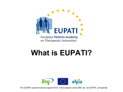 What is EUPATI?
