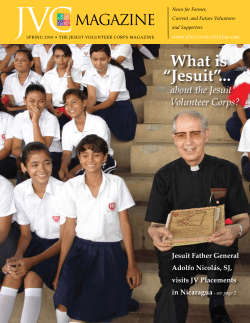 JvC What is “Jesuit”... magazine