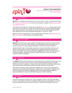 WHAT IS SPINTO?