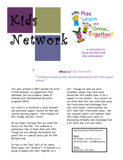 Kids  + Kids Network?