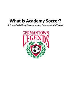 What is Academy Soccer?  A Parent’s Guide to Understanding Developmental Soccer