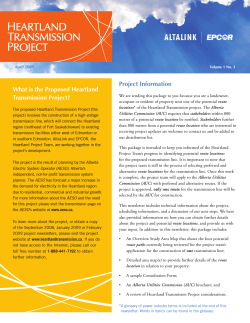 What is the Proposed Heartland Transmission Project? Project Information