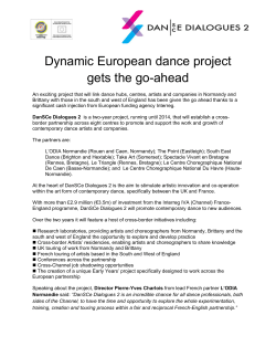 Dynamic European dance project gets the go-ahead