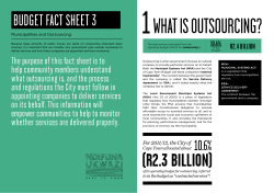 1 WHAT IS OUTSOURCING? BUDGET FACT SHEET 3
