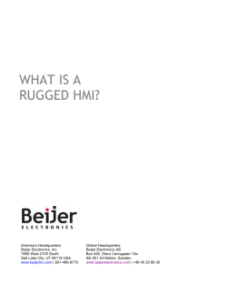 WHAT IS A RUGGED HMI?