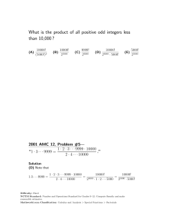 What is the product of all positive odd integers less ·