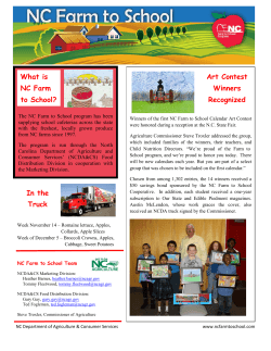 Art Contest What is Winners NC Farm