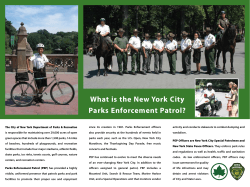 What is the New York City Parks Enforcement Patrol?