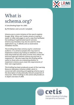 What is schema.org?