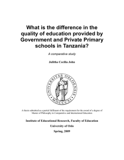 What is the difference in the quality of education provided by