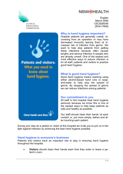 Why is hand hygiene important?