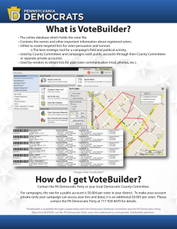 What is VoteBuilder?