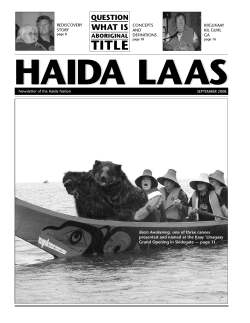 HAIDA LAAS TITLE WHAT IS QUESTION