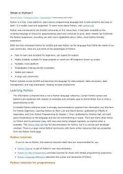 What is Python?