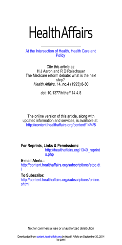 Cite this article as: H J Aaron and R D Reischauer