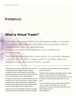 What is Virtual Trader? virtual