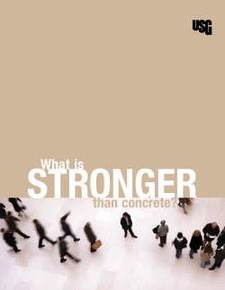 STRONGER What is than concrete?