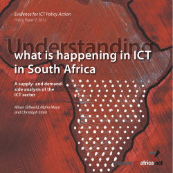 Understanding what is happening in ICT in South Africa