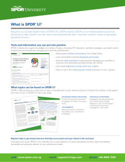 What is SPDR U?