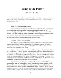 What is the Point? by: Dr. T. N. Chan